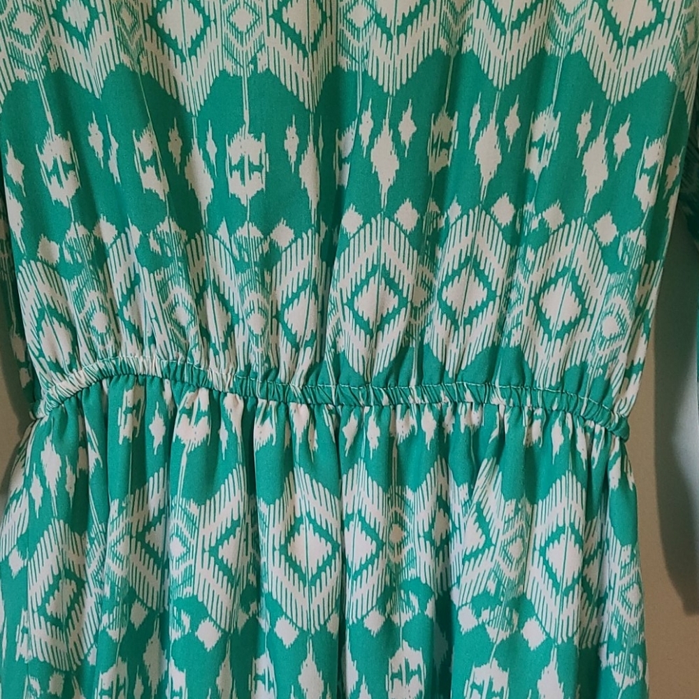 Moa Moa 3/4 sleeve tribal print dress - Picture 3 of 6